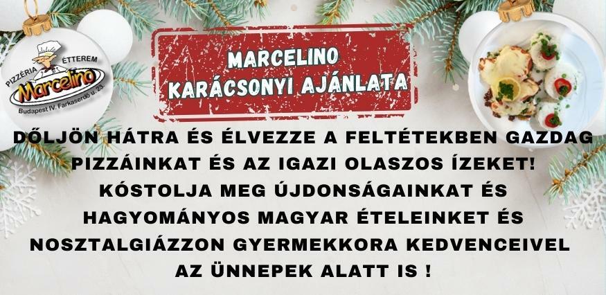 Marcelino Karácsonyi Menü - Online rendelés - Házhozszállítás